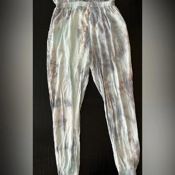 Blue Tie Dye Jumpsuit Spring - Picture 5 of 7